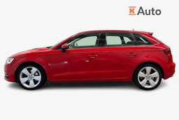 punainen Audi A3 2014 kuva 5.