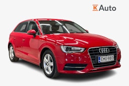 punainen Audi A3 2014 kuva 1.