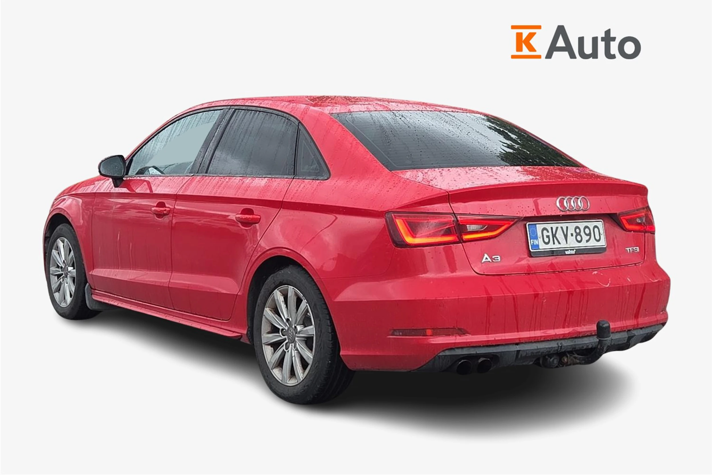 punainen Audi A3 2014 kuva 2.