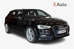 Musta Audi A3 2014 kuva 1.