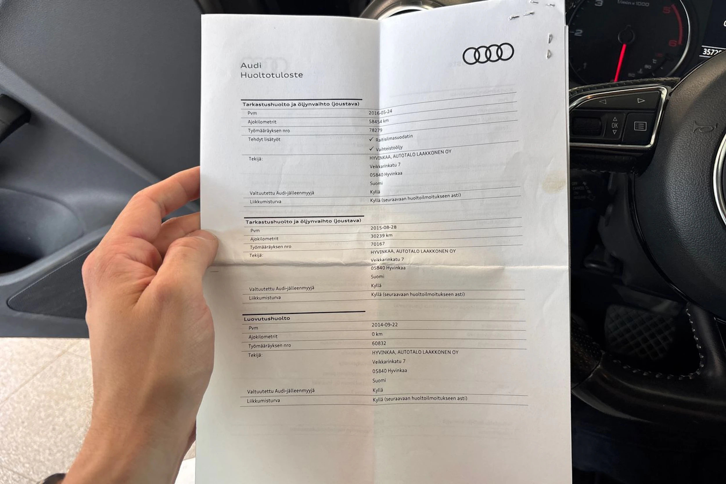 Musta Audi A3 2014 kuva 18.