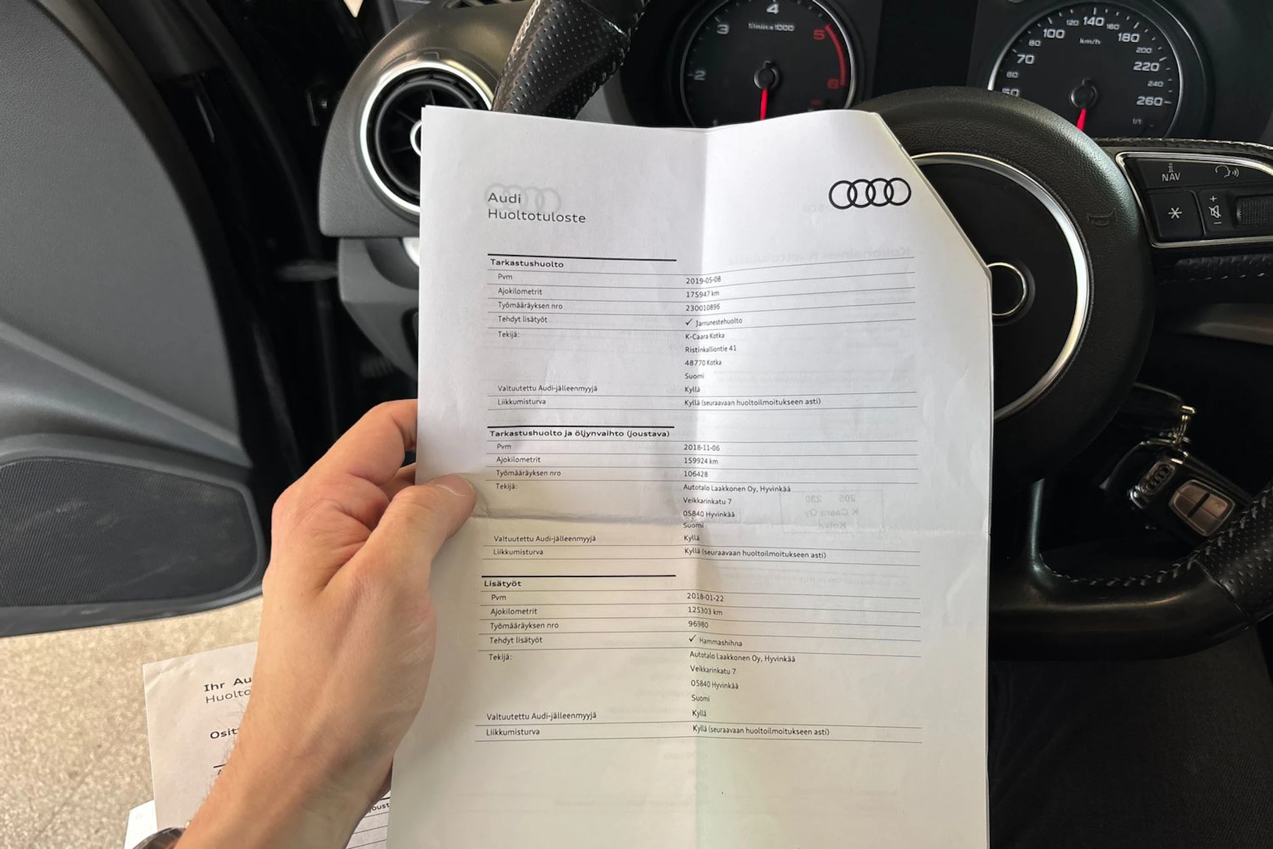 Musta Audi A3 2014 kuva 20.