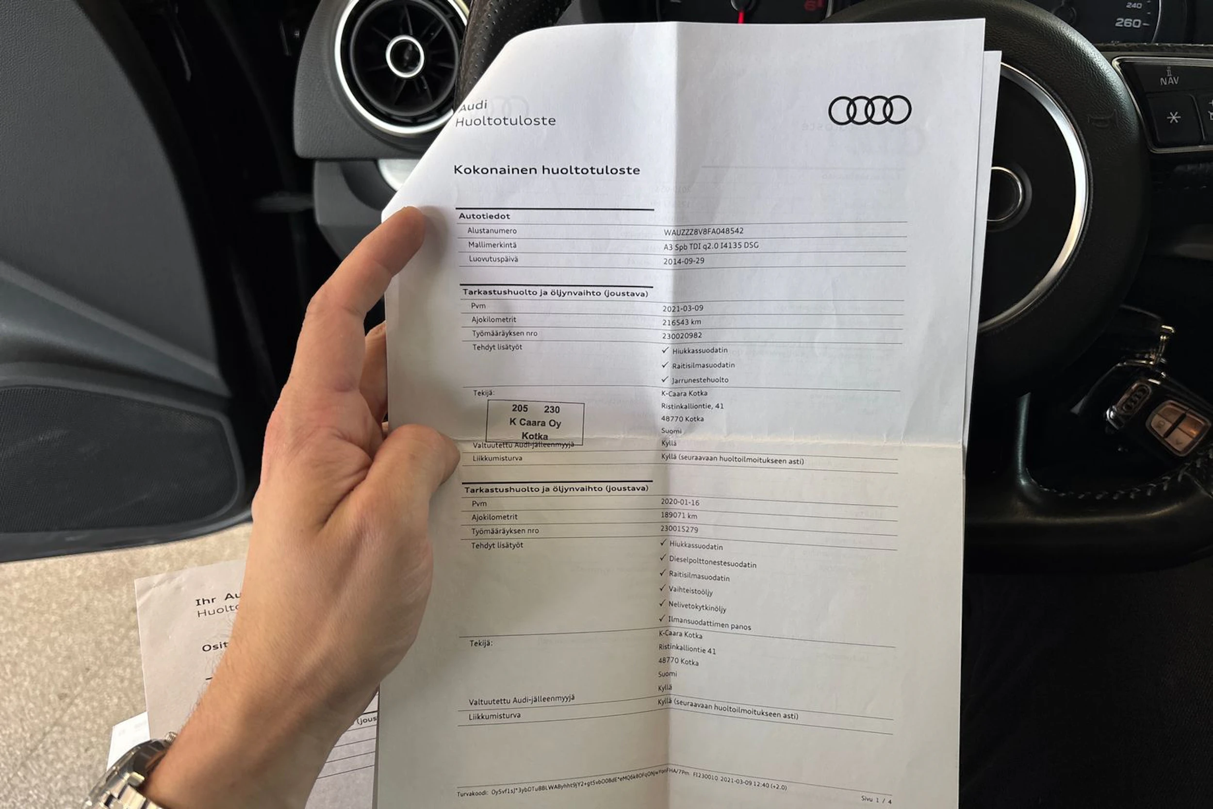 Musta Audi A3 2014 kuva 21.