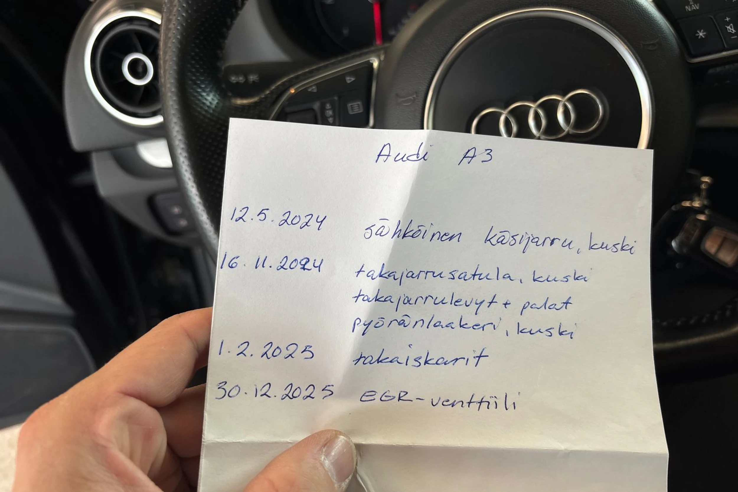 Musta Audi A3 2014 kuva 27.