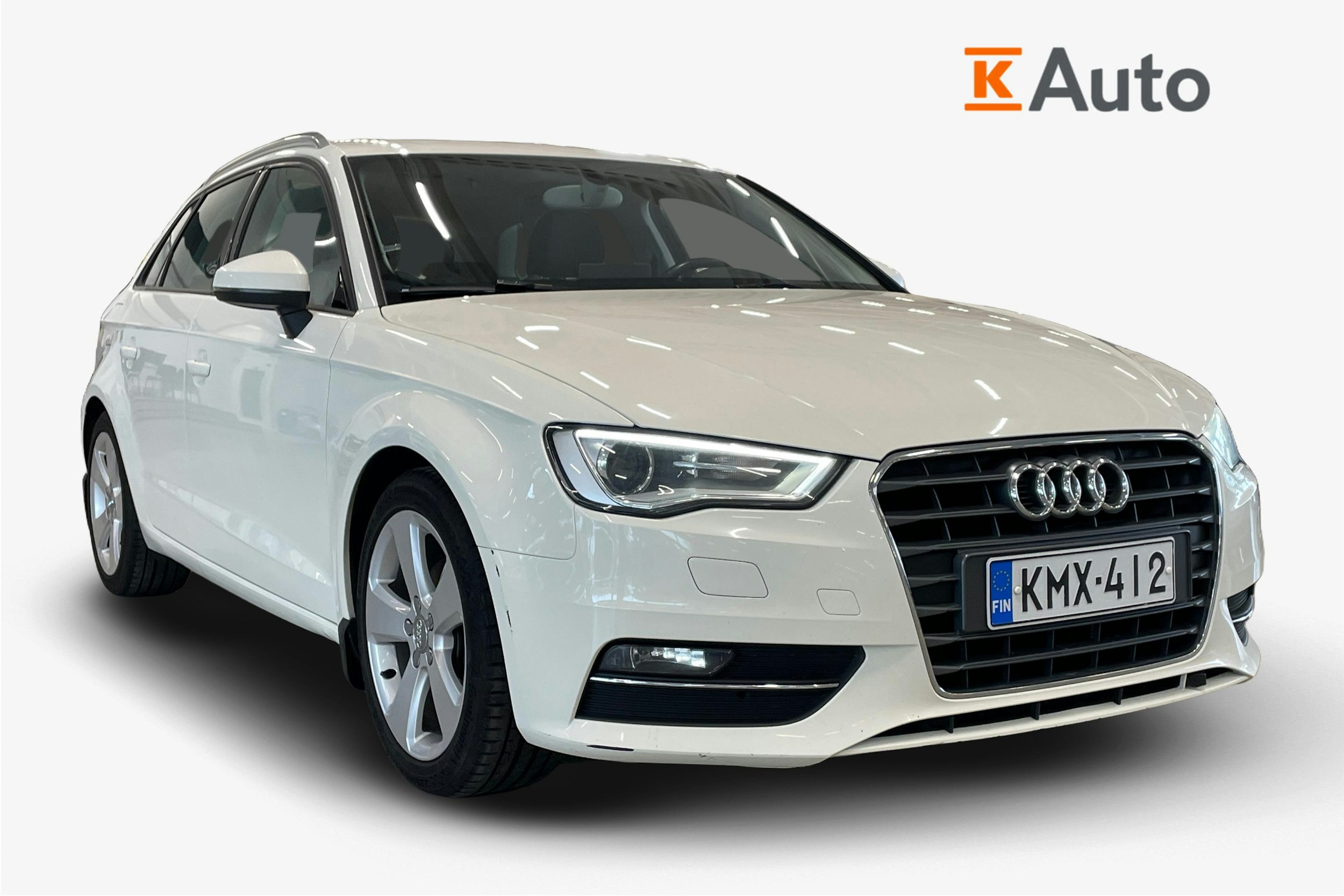 valkoinen Audi A3 2014 kuva 1.