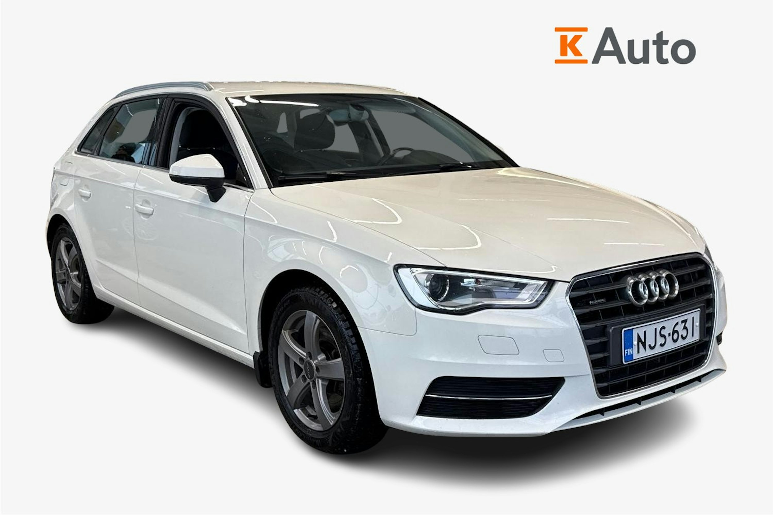 valkoinen Audi A3 2014 kuva 1.