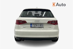 Valkoinen Audi A3 2014 kuva 3.