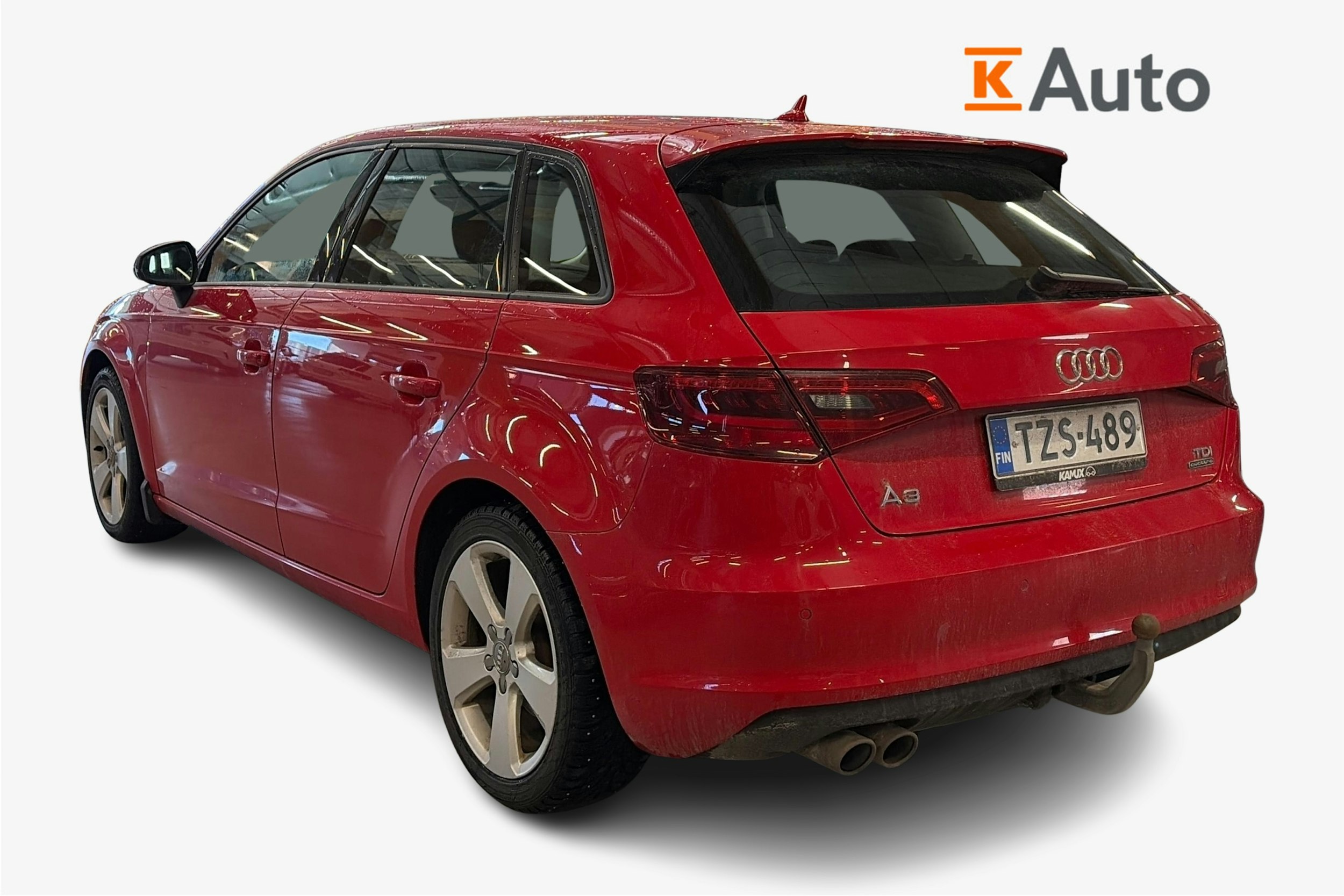 punainen Audi A3 2014 kuva 2.