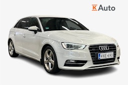 valkoinen Audi A3 2014 kuva 1.