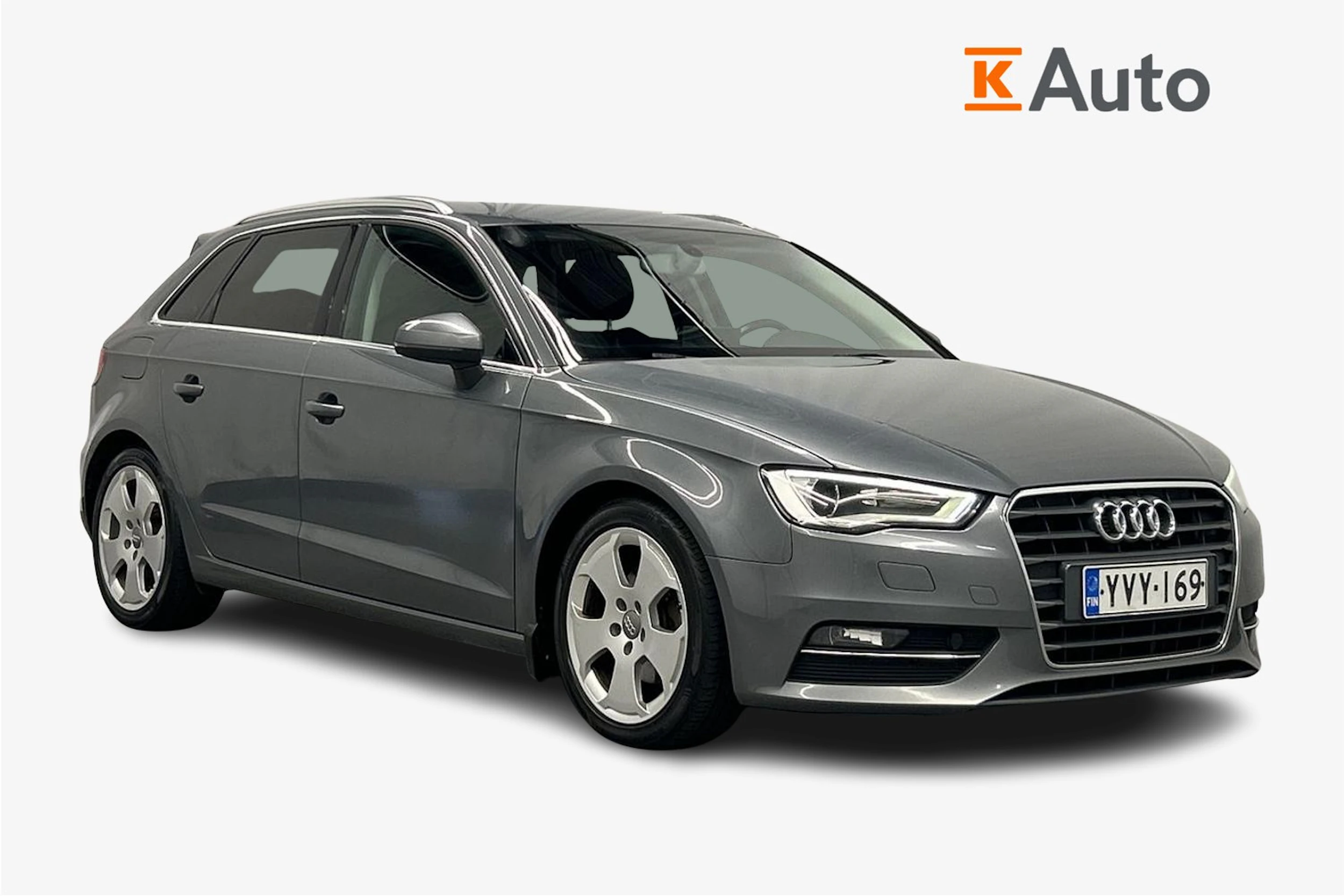 harmaa Audi A3 2014 kuva 1.