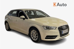 Valkoinen Audi A3 2015 kuva 1.