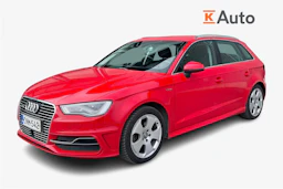 Punainen Audi A3 2016 kuva 1.