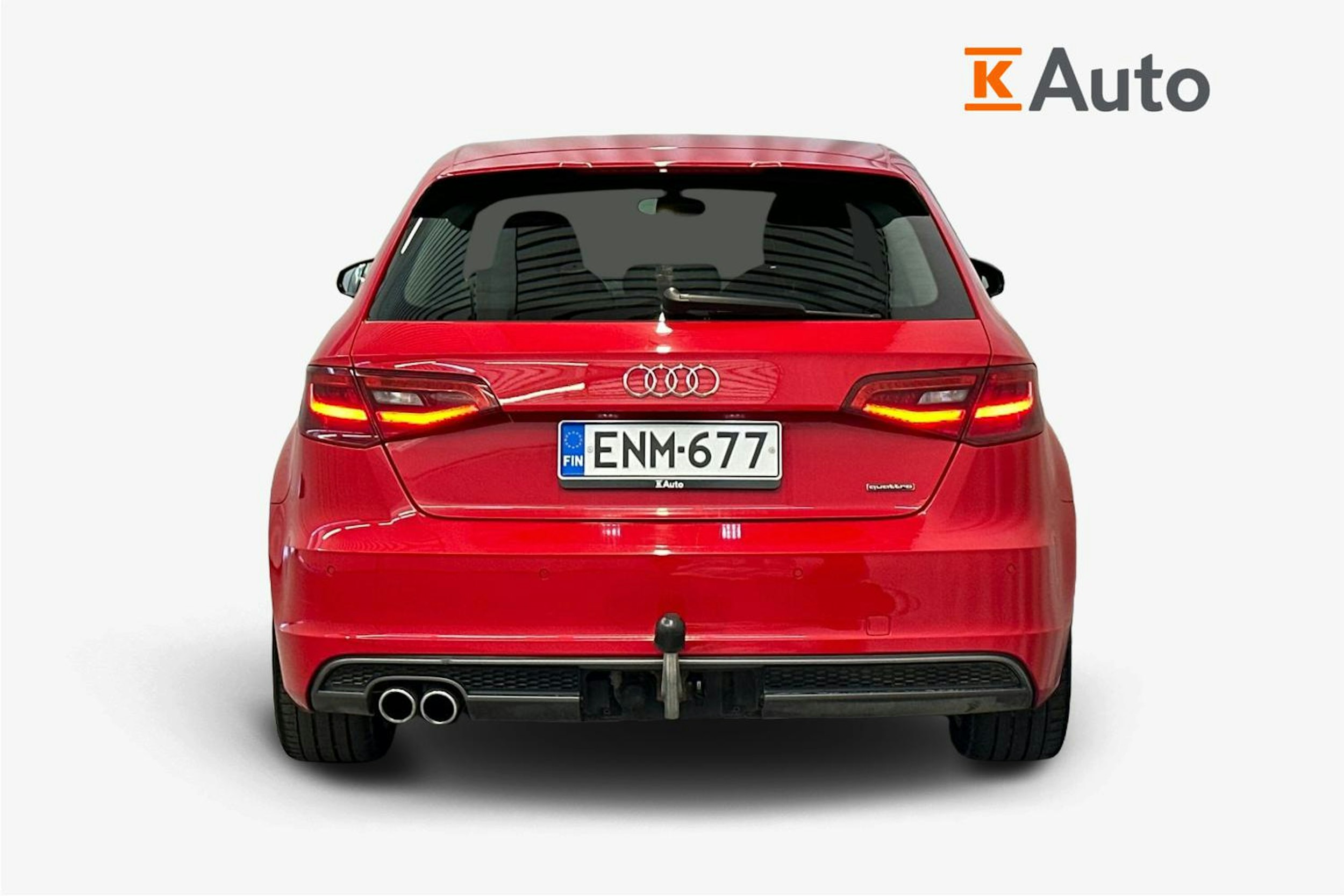 punainen Audi A3 2015 kuva 3.