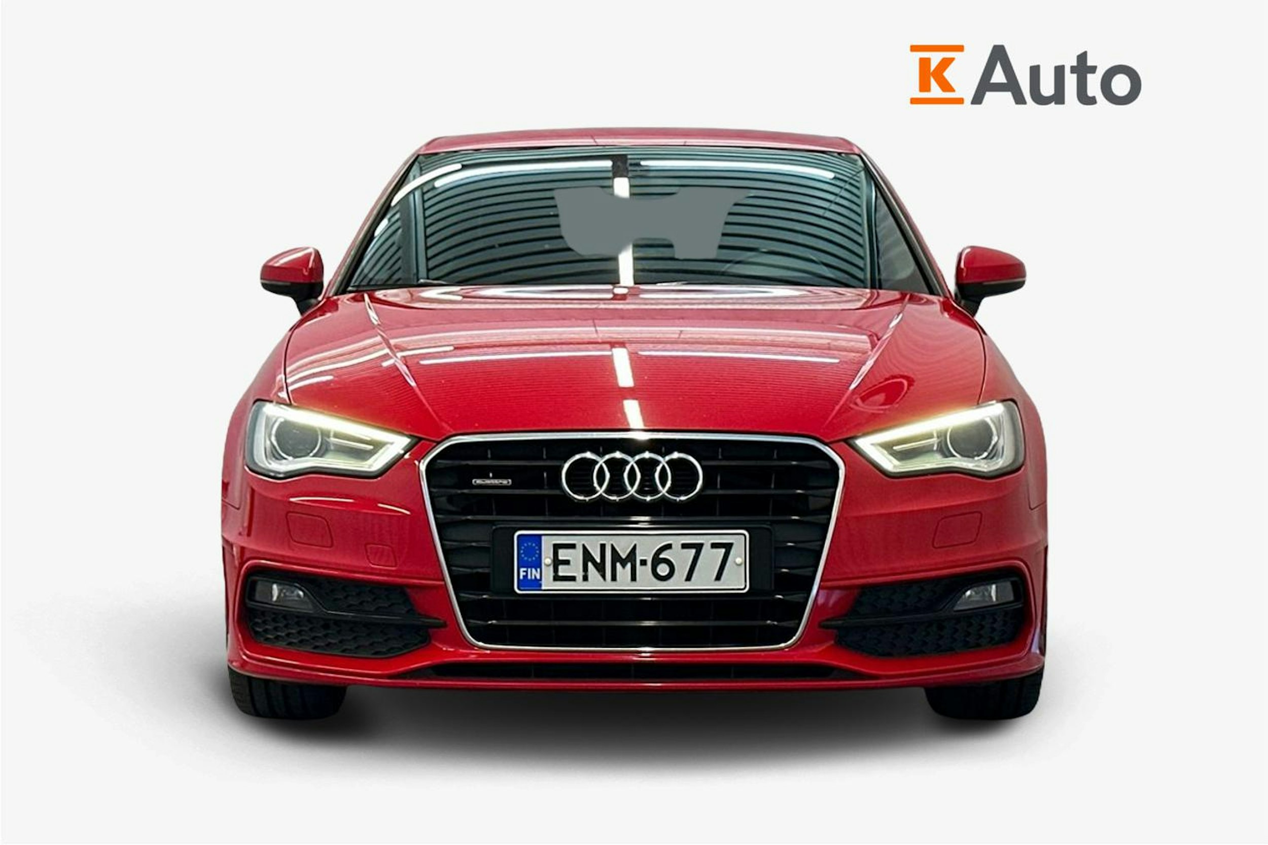 punainen Audi A3 2015 kuva 4.