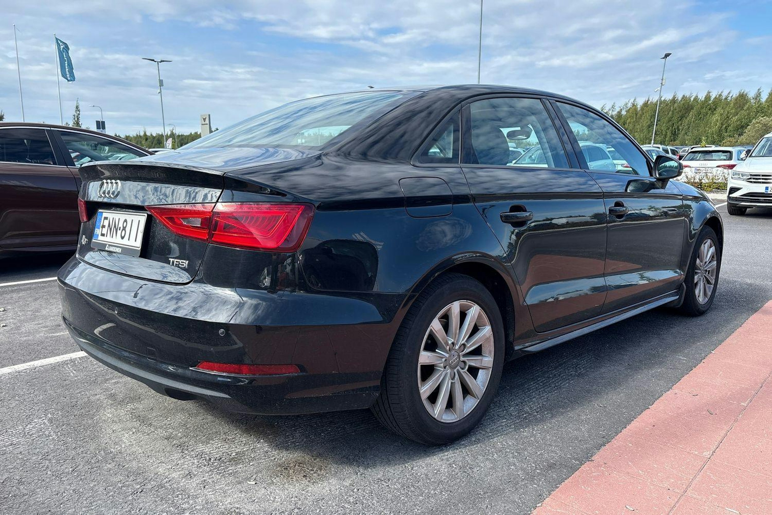 musta Audi A3 2015 kuva 3.