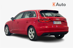 punainen Audi A3 2015 kuva 3.