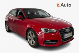 Punainen Audi A3 2015 kuva 1.