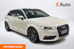 valkoinen Audi A3 2015 kuva 1.