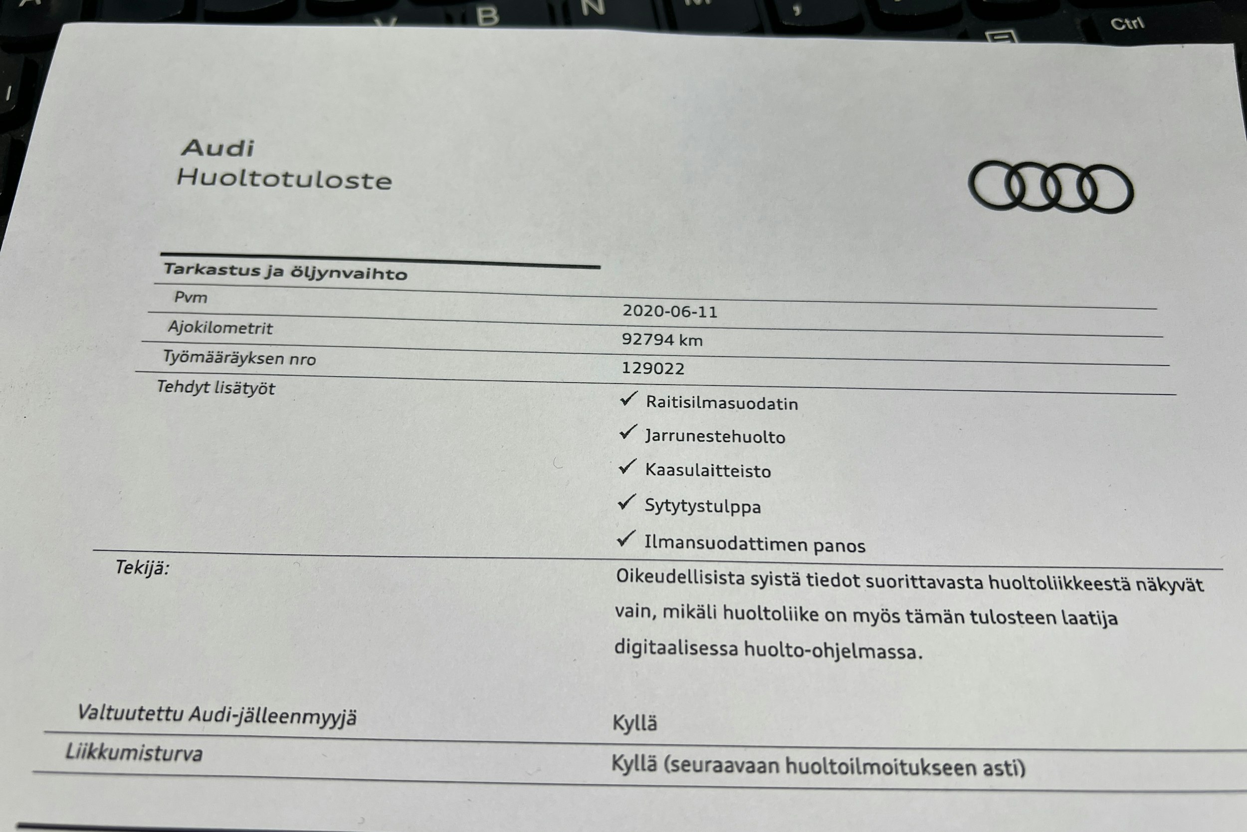 Musta Audi A3 2015 kuva 25.