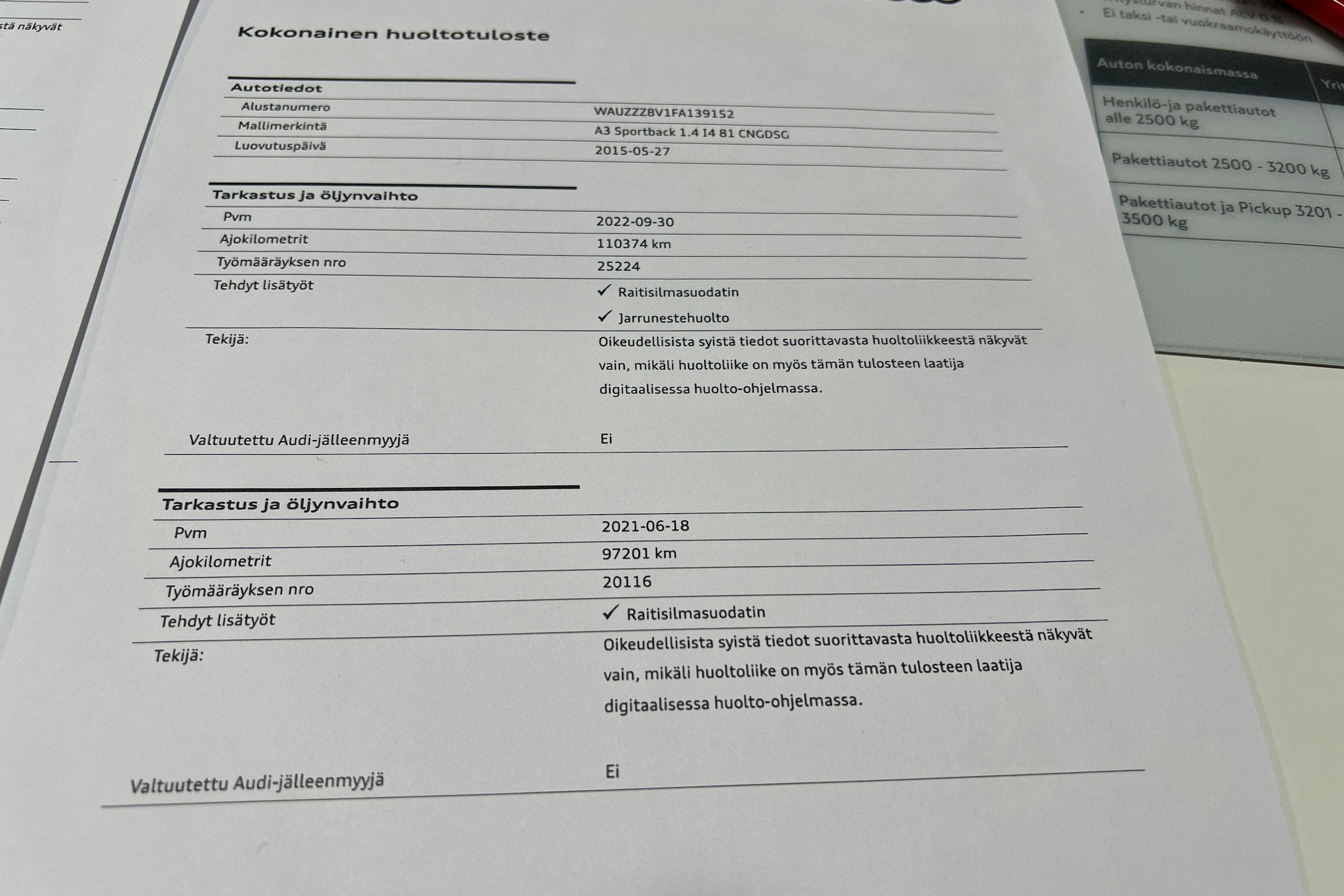 Musta Audi A3 2015 kuva 26.