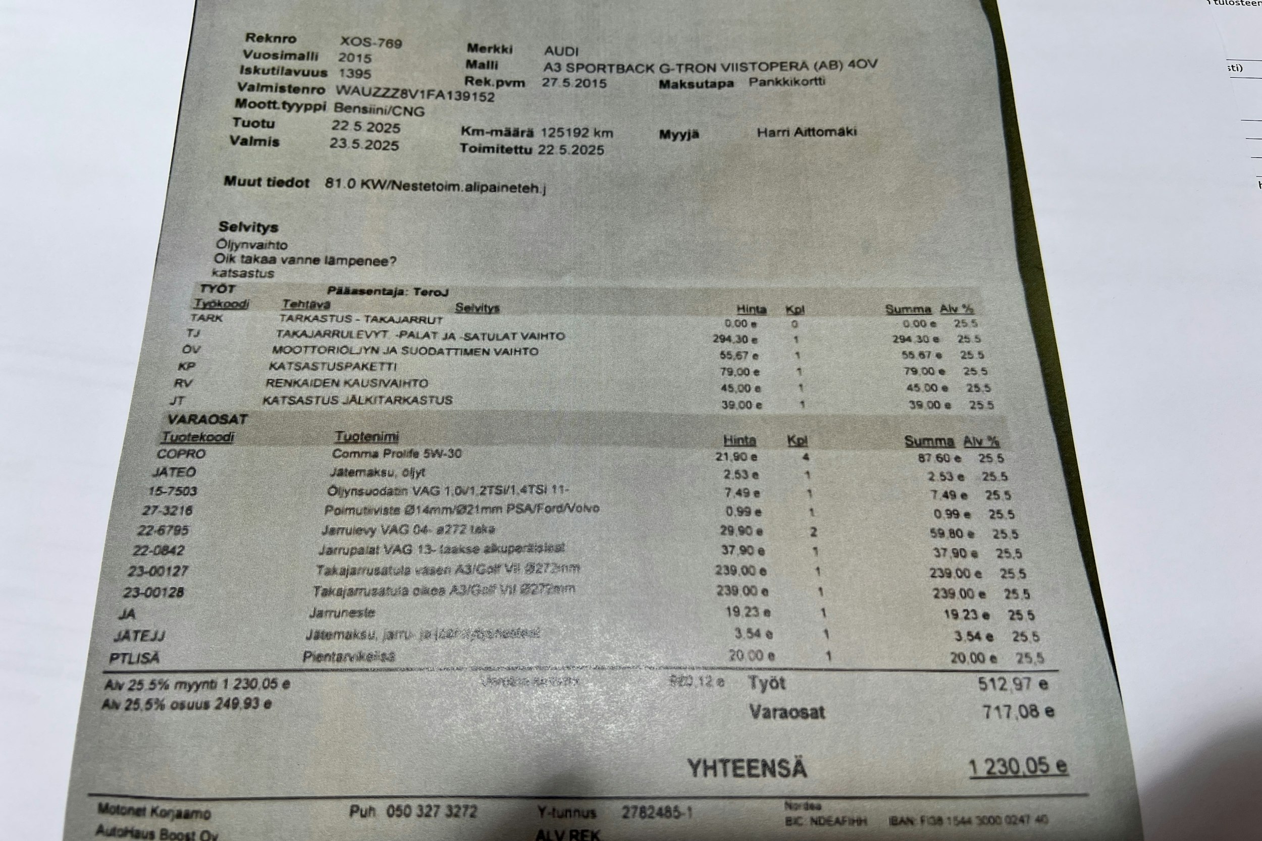 Musta Audi A3 2015 kuva 27.