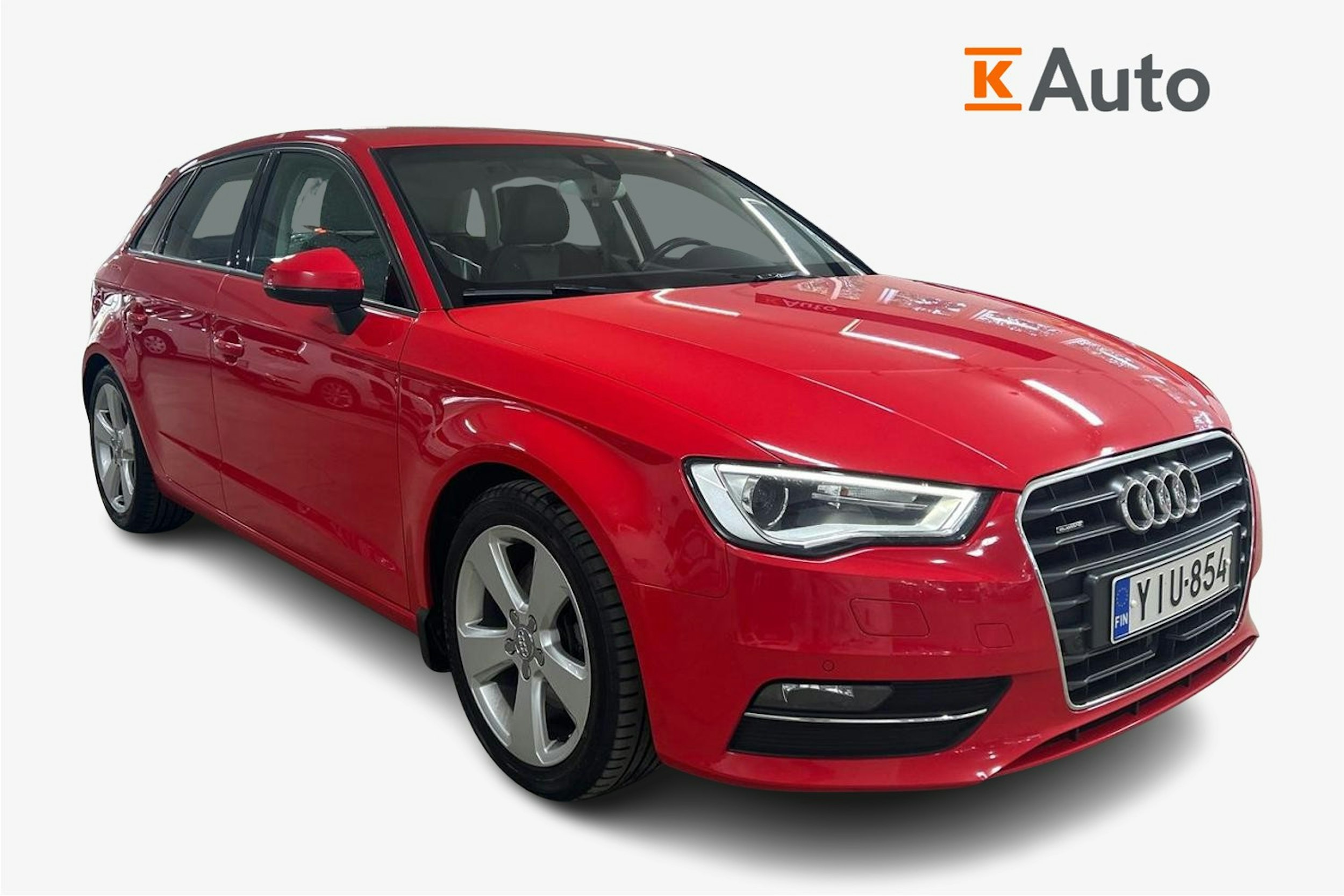 punainen Audi A3 2015 kuva 1.