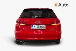 punainen Audi A3 2015 kuva 3.