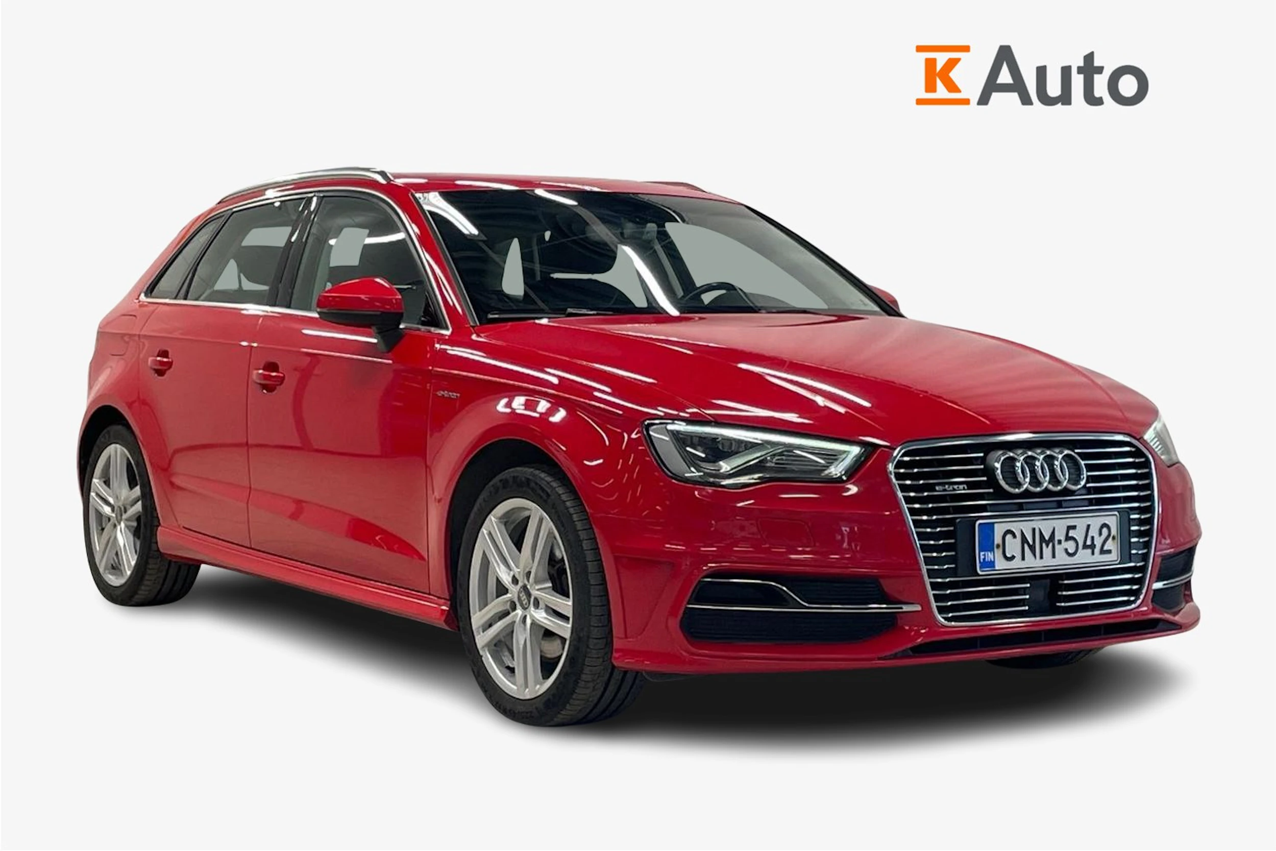 Punainen Audi A3 2016 kuva 1.