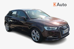 Punainen Audi A3 2016 kuva 1.