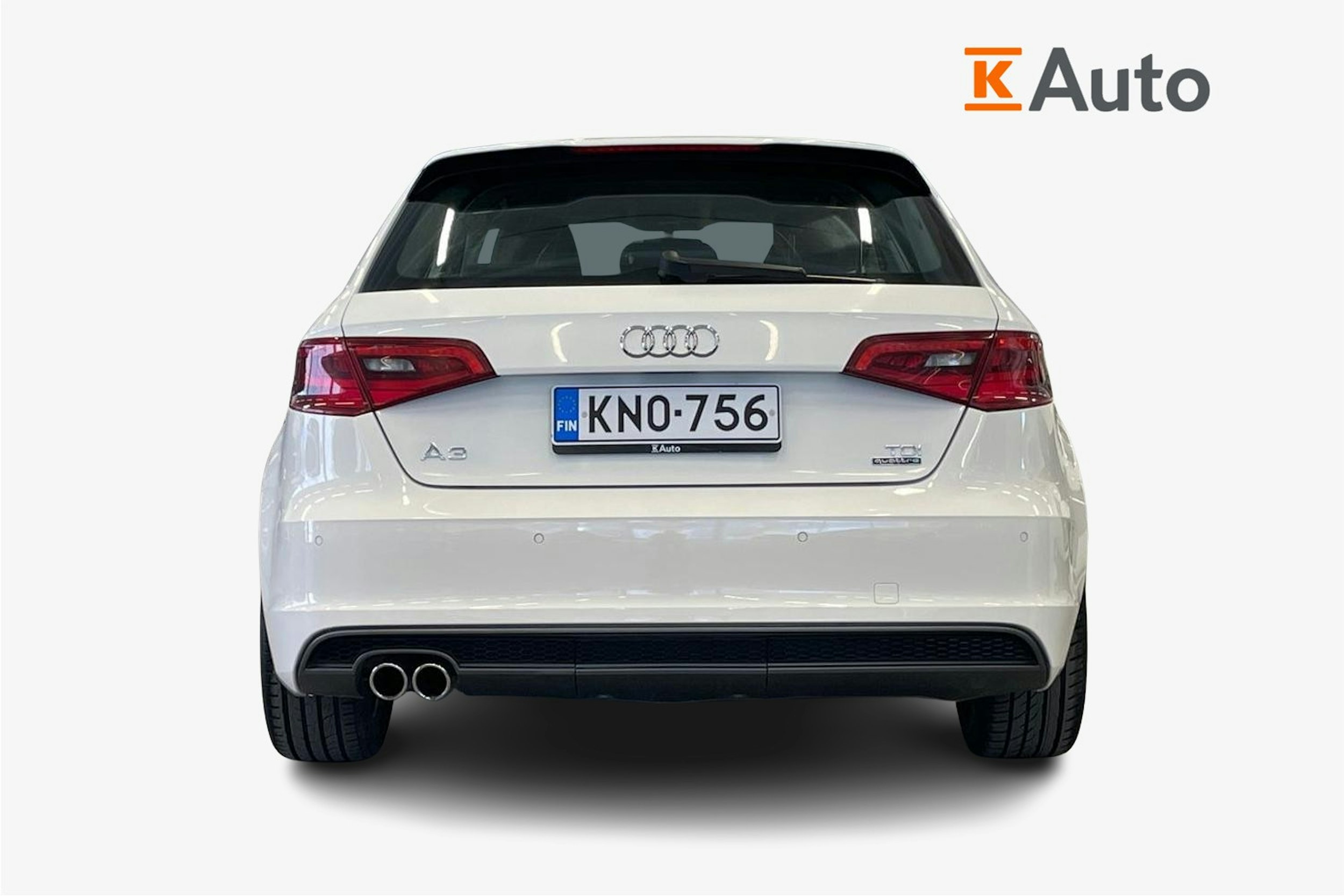 Valkoinen Audi A3 2016 kuva 3.