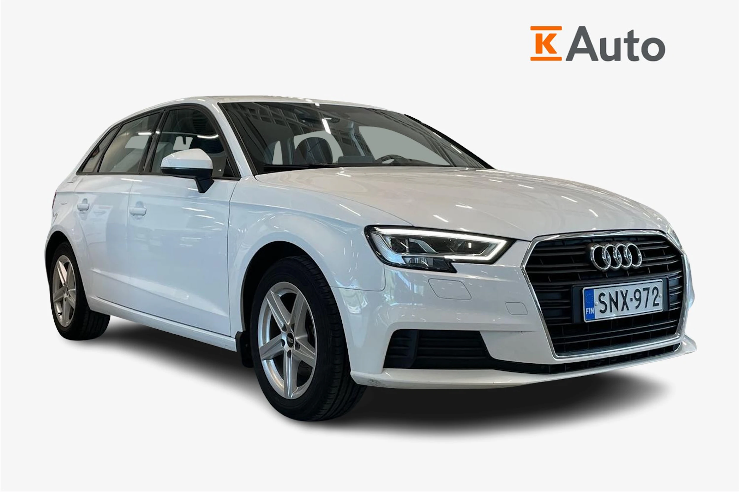 valkoinen Audi A3 2016 kuva 1.