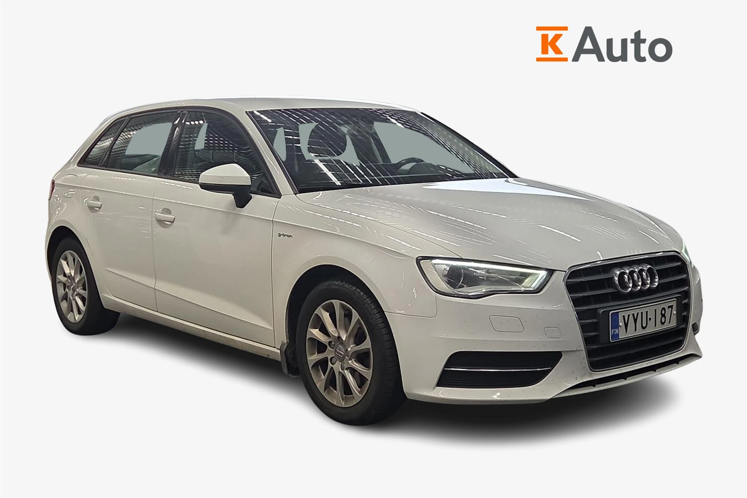 valkoinen Audi A3 2016 kuva 1.