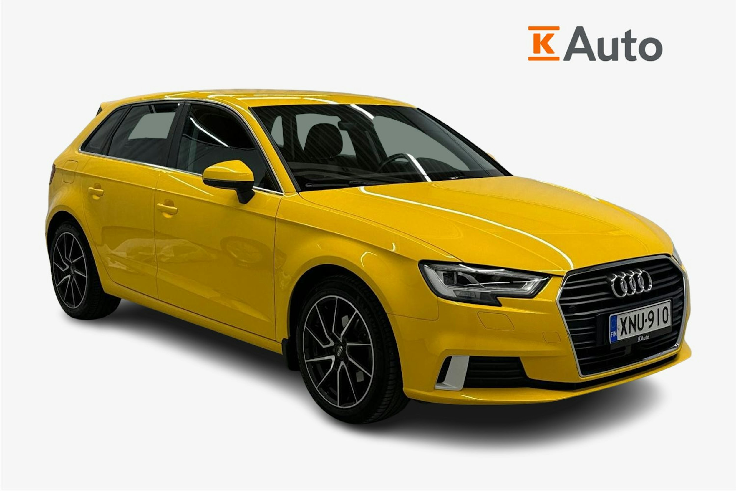 keltainen Audi A3 2016 kuva 1.