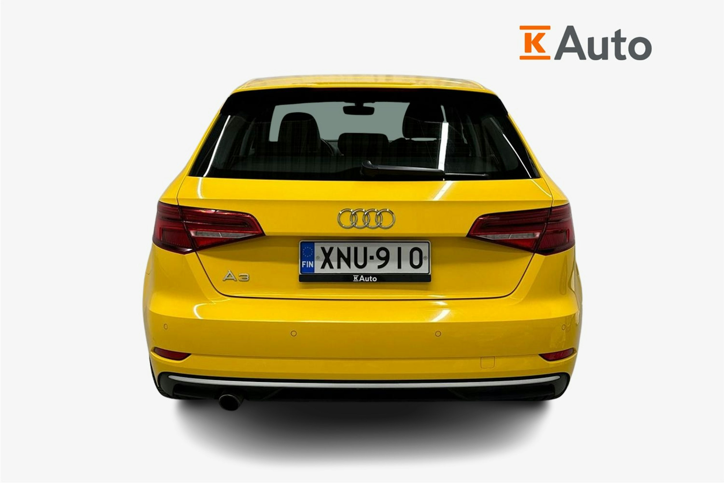 keltainen Audi A3 2016 kuva 3.
