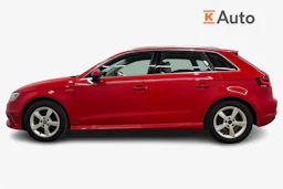 punainen Audi A3 2016 kuva 5.