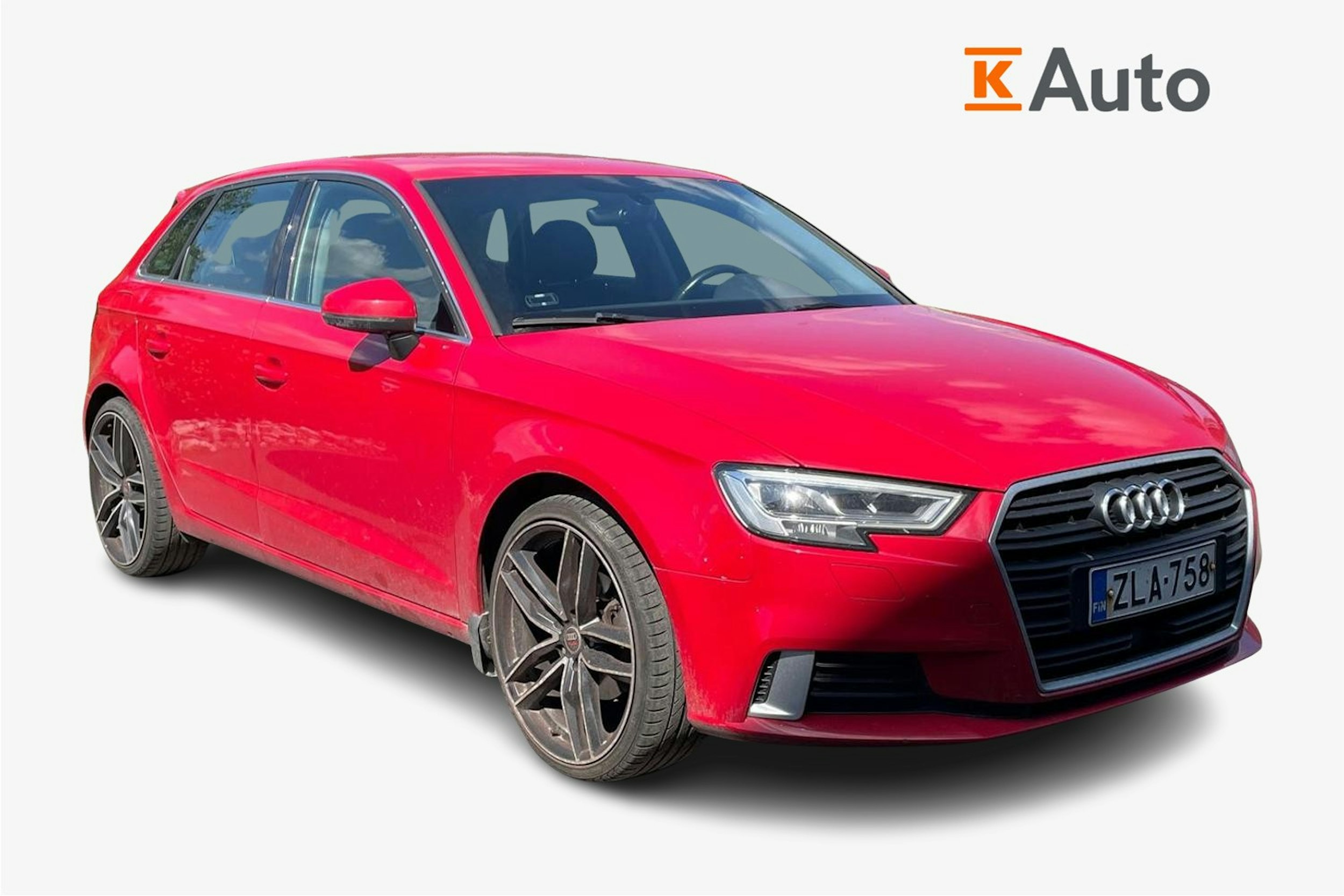 punainen Audi A3 2016 kuva 1.