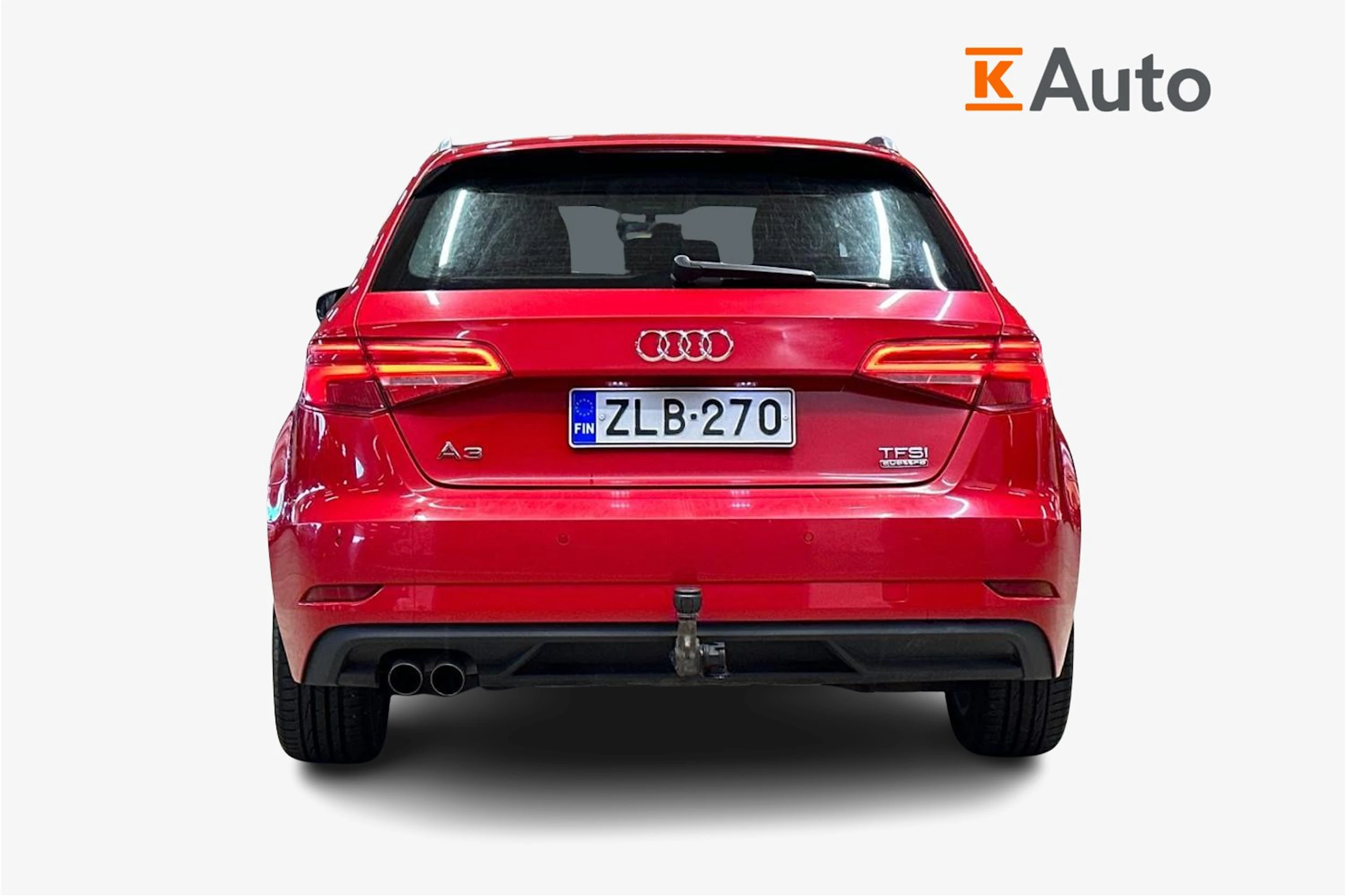 punainen Audi A3 2017 kuva 5.