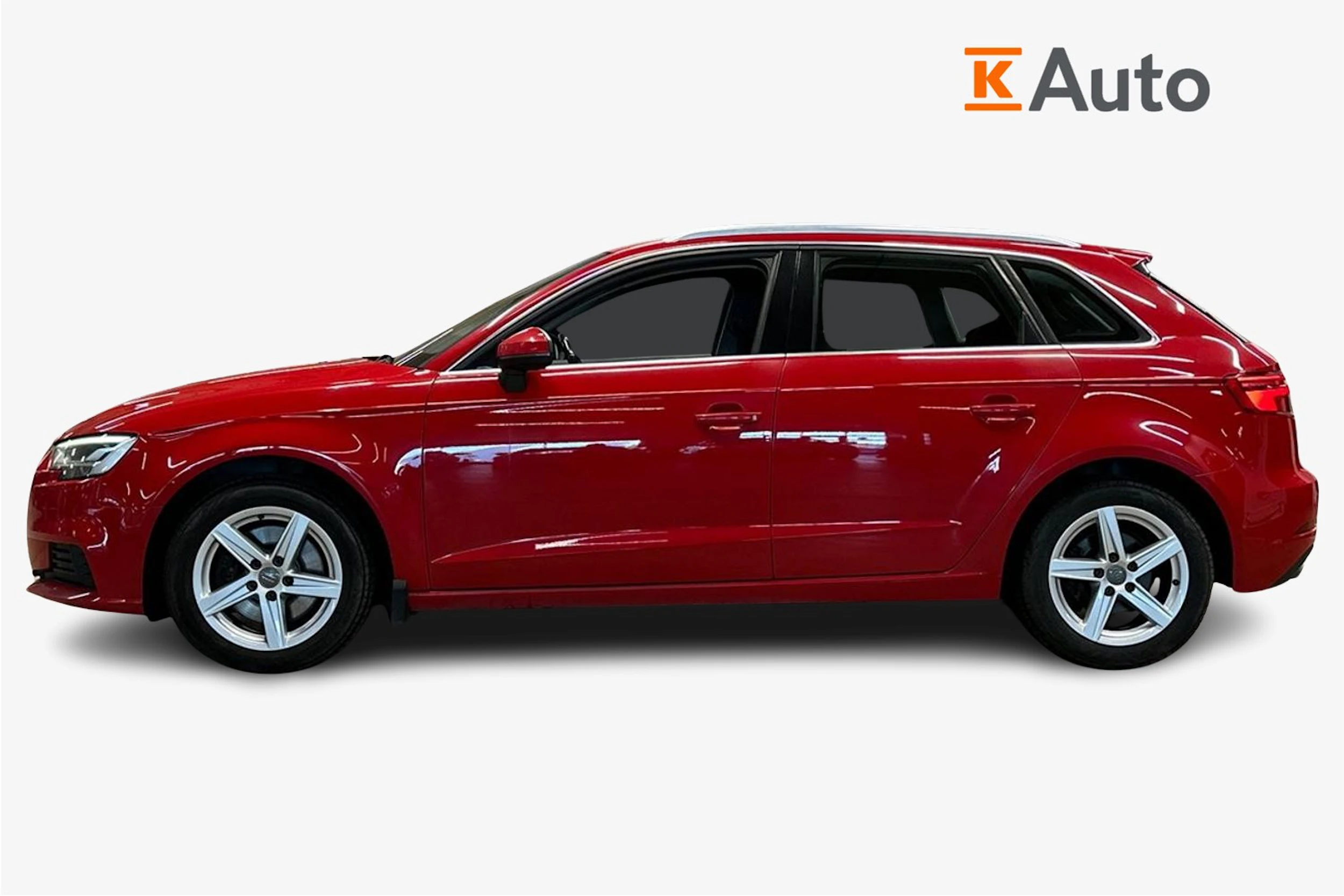 punainen Audi A3 2017 kuva 9.