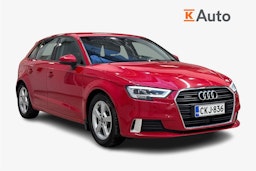 punainen Audi A3 2017 kuva 1.