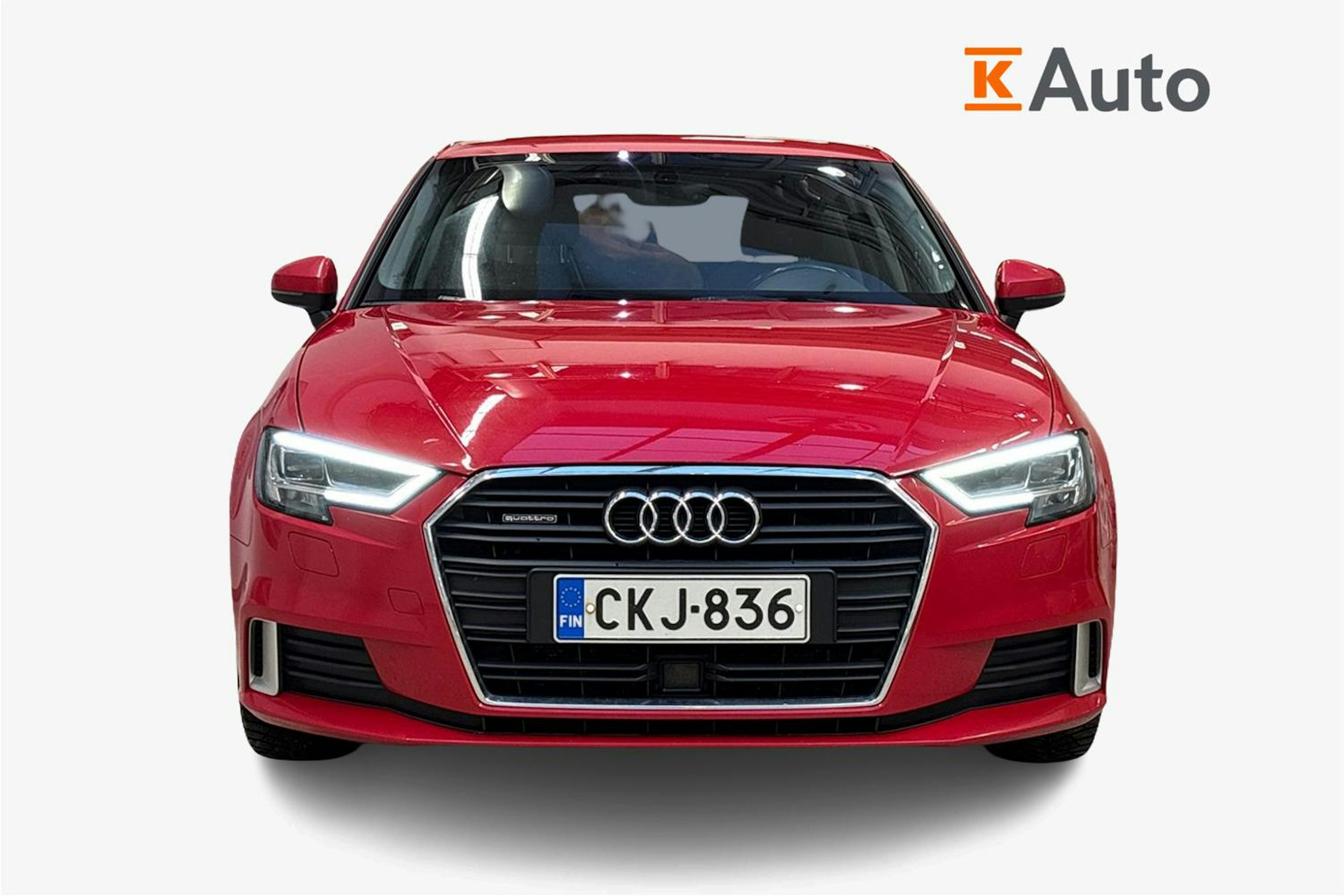 punainen Audi A3 2017 kuva 5.