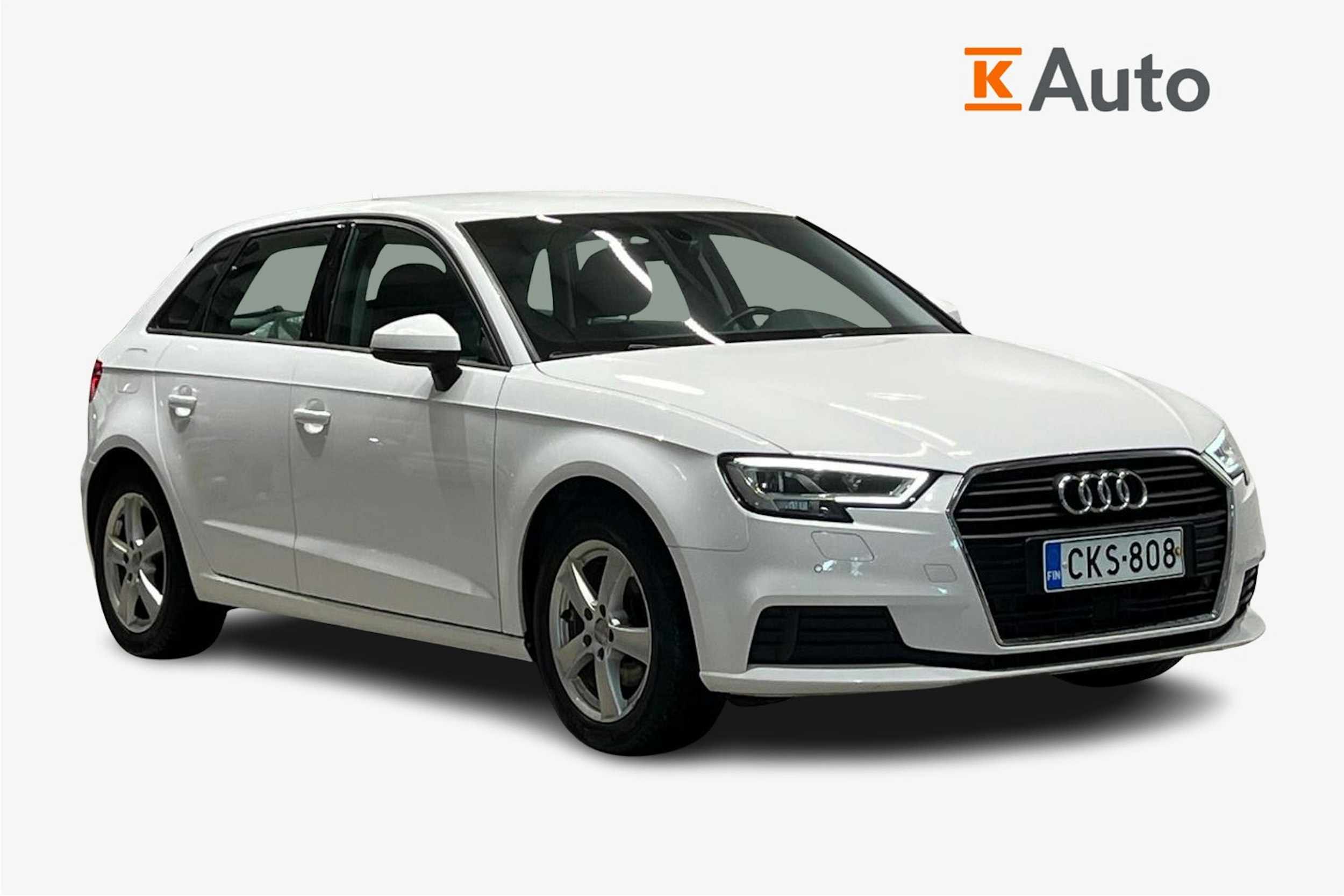 valkoinen Audi A3 2017 kuva 1.
