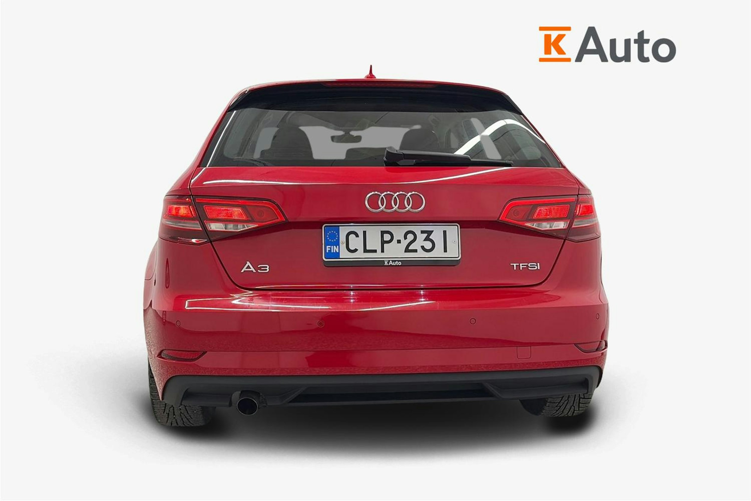 punainen Audi A3 2017 kuva 3.