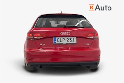 punainen Audi A3 2017 kuva 3.