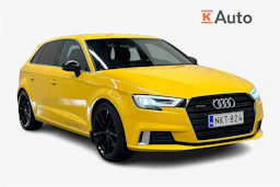 keltainen Audi A3 2017 kuva 1.