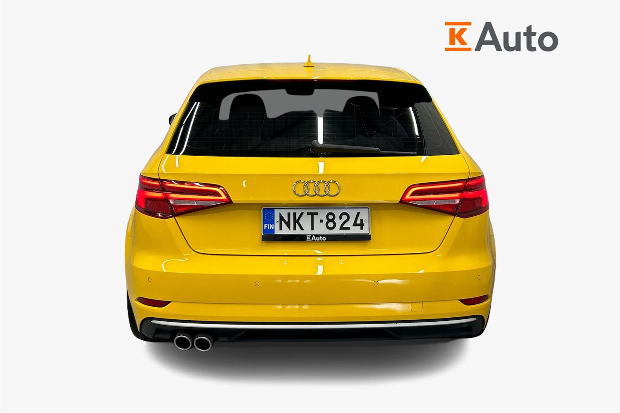 keltainen Audi A3 2017 kuva 3.