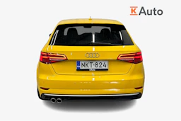keltainen Audi A3 2017 kuva 3.