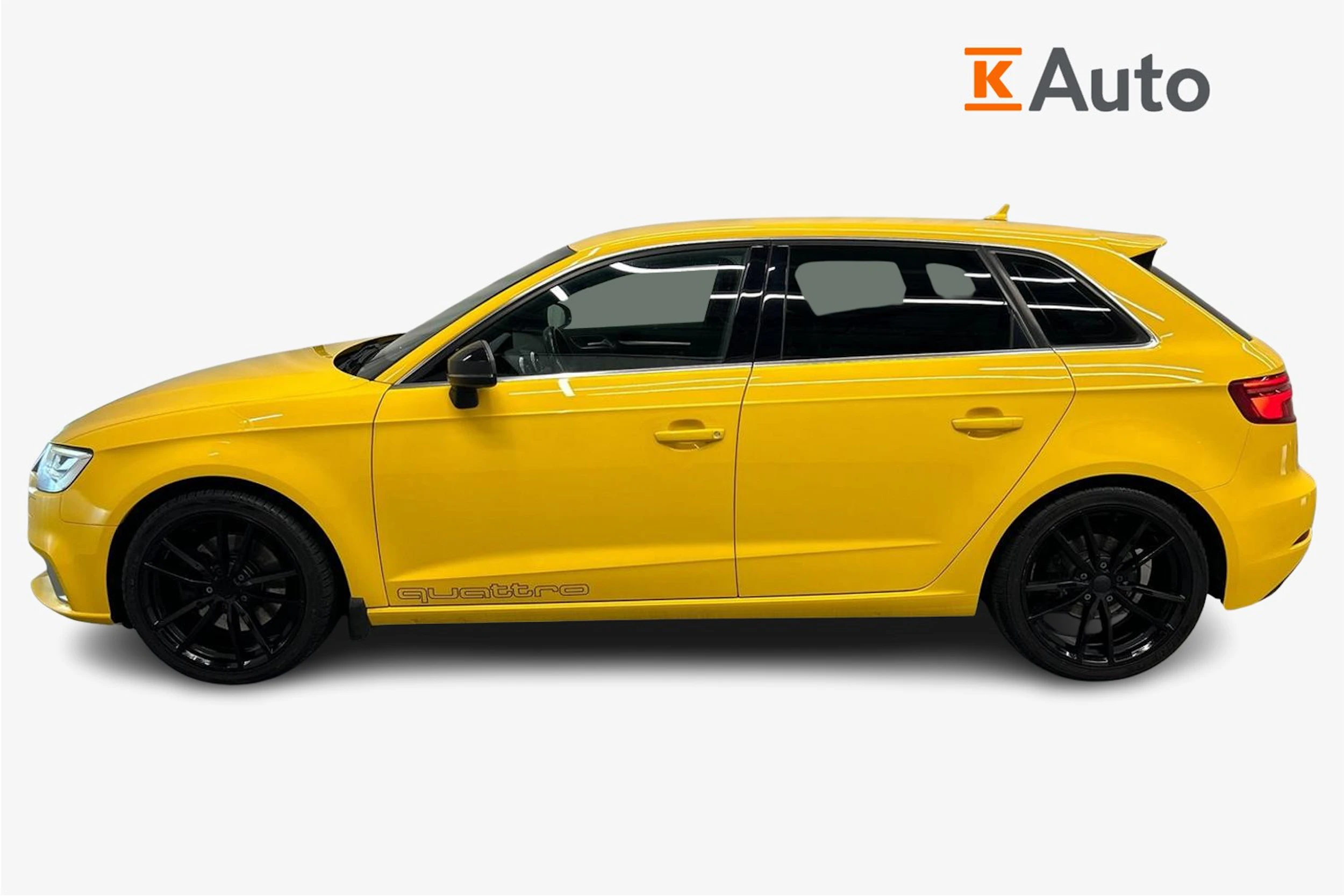 keltainen Audi A3 2017 kuva 5.