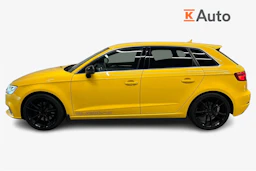 keltainen Audi A3 2017 kuva 5.