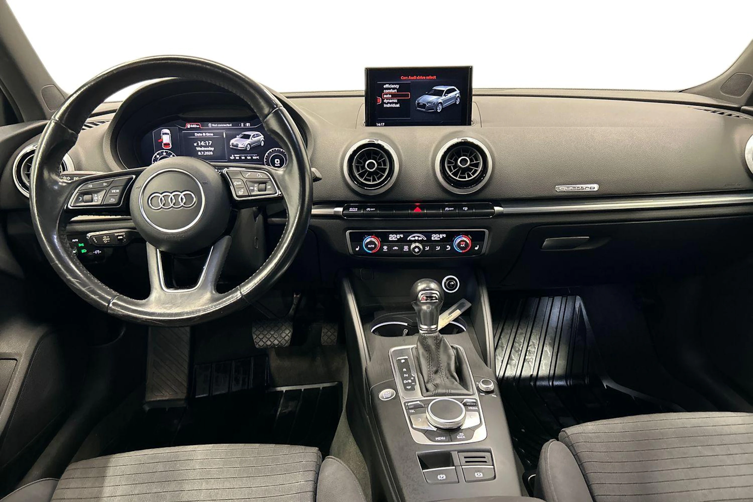 keltainen Audi A3 2017 kuva 7.