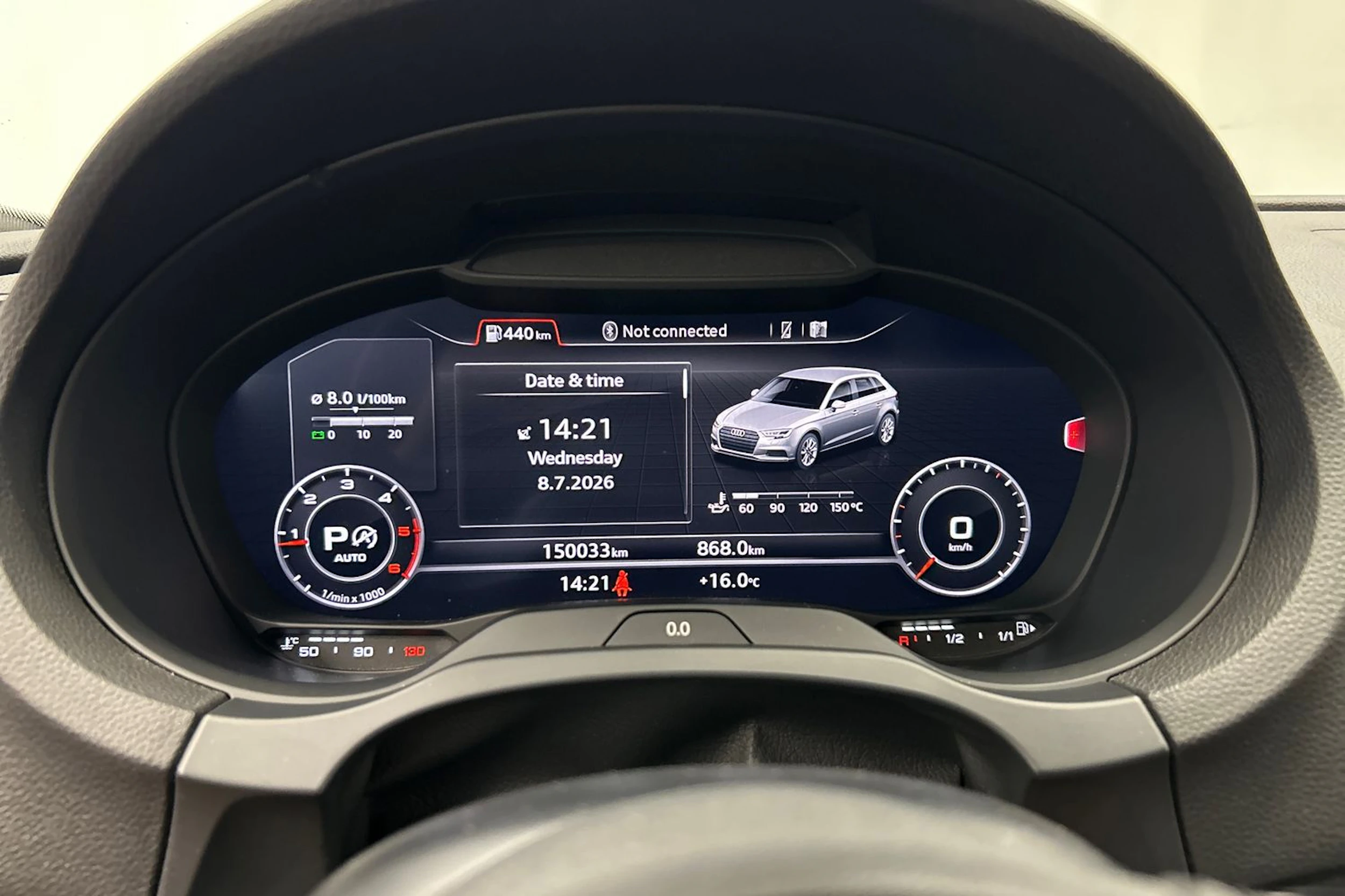 keltainen Audi A3 2017 kuva 16.